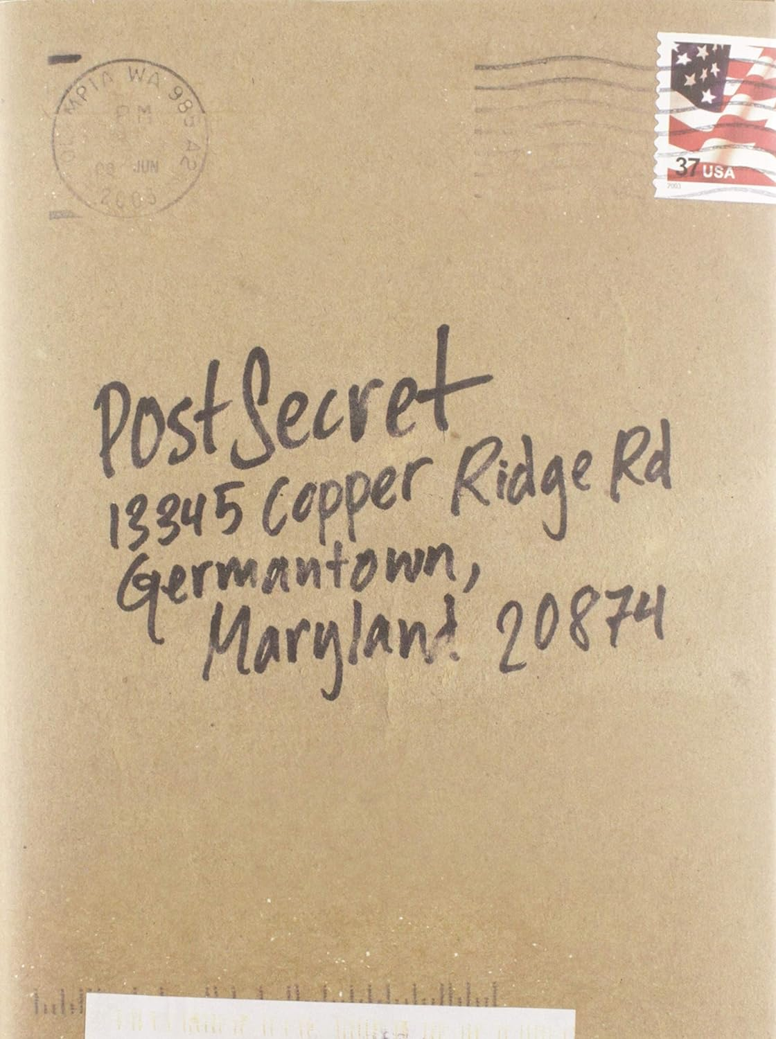 Cover of PostSecret: Extraordinary Confessions from Ordinary Lives